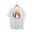 Oversized Fogo no Altar Branco